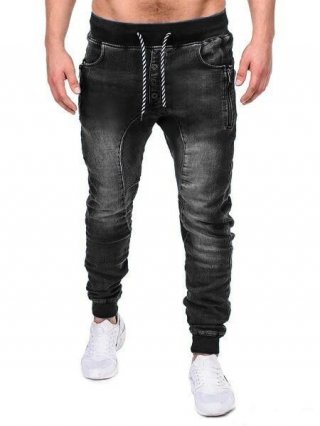 Premium Tapered Denim Joggers