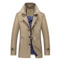 Luxury Turn-Down Collar Overcoat - 4 Colors