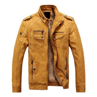 STERK Fur Lined Leather Jacket STERK Fur Lined Leather Jacket