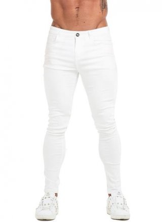 3755 Premium White Skinny Stretch Jeans