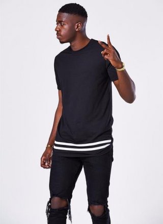 Longline Striped Long T-Shirt - 2 Colors Longline Striped Long T-Shirt - 2 Colors