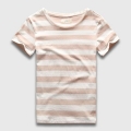 Slim Fit Striped Cotton T-Shirt - 6 Colors