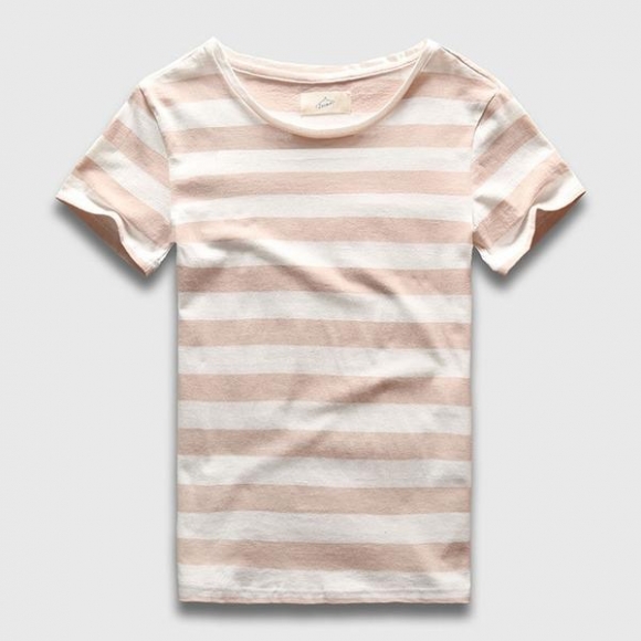 Slim Fit Striped Cotton T-Shirt - 6 Colors