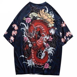 Fire Dragon Harajuku T-Shirt Fire Dragon Harajuku T-Shirt