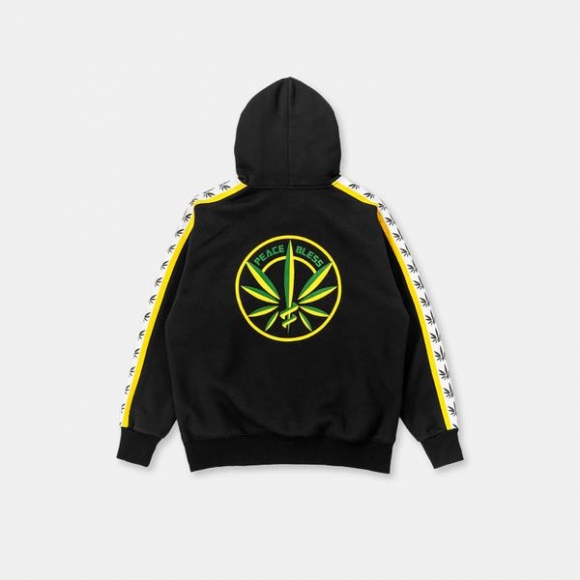 Peace+Bless Printed Fleece Hoodie