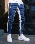 Premium Side Stripe Joggers w/ Ankle Zipper Premium Side Stripe Joggers w/ Ankle Zipper
