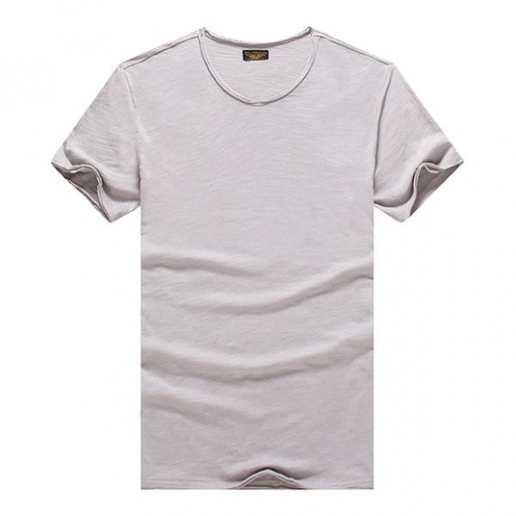 Luxury Pure Cotton V-neck Slim Fit T-Shirt - 7 Colors