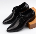 Modern Italian Style Leather Derby Shoes