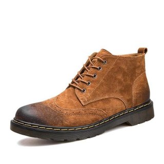 Vintage Genuine Leather Winter Boots - 3 Colors