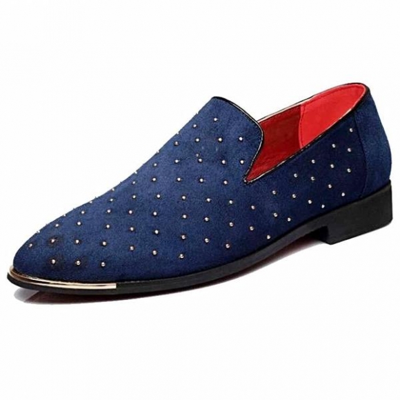 Luxury Leather Rivet Slip-On Shoes Luxury Leather Rivet Slip-On Shoes