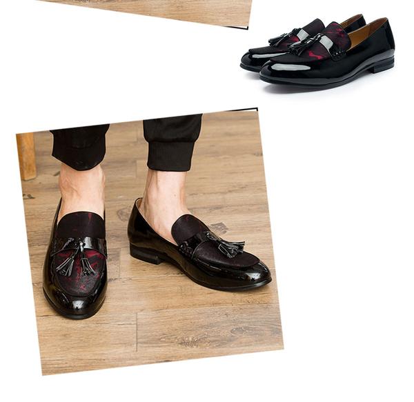 Luxury Hi-Shine Leather Moccasins