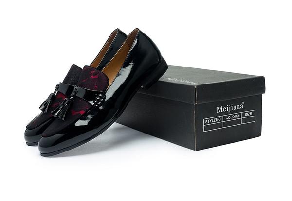 Luxury Hi-Shine Leather Moccasins